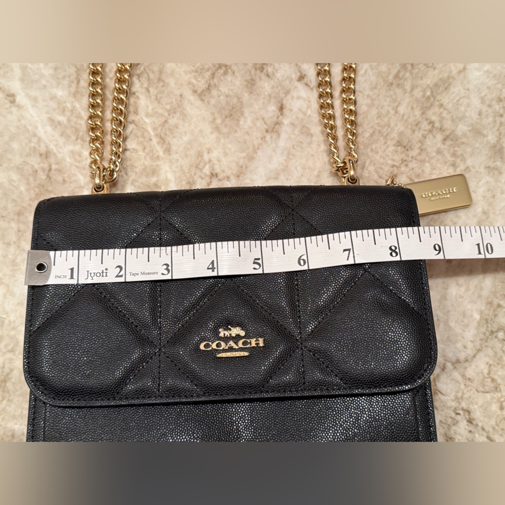 Coach Klare Black Quilted Women's Bag - Picture 5 of 15